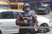 حمله رژیم صهیونیستی به خبرنگار پرس‌تی‌وی در اردوگاه قلندیا
