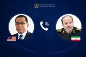 گفتگوی تلفنی سردار ابن الرضا با وزیر دفاع مالزی