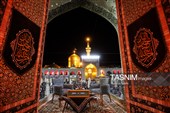حال و هوای حرم مطهر رضوی در شب رحلت پیامبر اکرم(ص) و شهادت امام حسن مجتبی(ع)