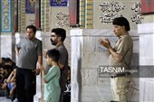 حال و هوای حرم مطهر رضوی در شب رحلت پیامبر اکرم(ص) و شهادت امام حسن مجتبی(ع)