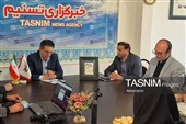 فرزاد قلندری، فرماندار اردبیل در دفتر تسنیم اردبیل به روایت تصویر