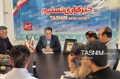 فرزاد قلندری، فرماندار اردبیل در دفتر تسنیم اردبیل به روایت تصویر