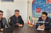 فرزاد قلندری، فرماندار اردبیل در دفتر تسنیم اردبیل به روایت تصویر