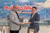 فرزاد قلندری، فرماندار اردبیل در دفتر تسنیم اردبیل به روایت تصویر