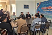 فرزاد قلندری، فرماندار اردبیل در دفتر تسنیم اردبیل به روایت تصویر