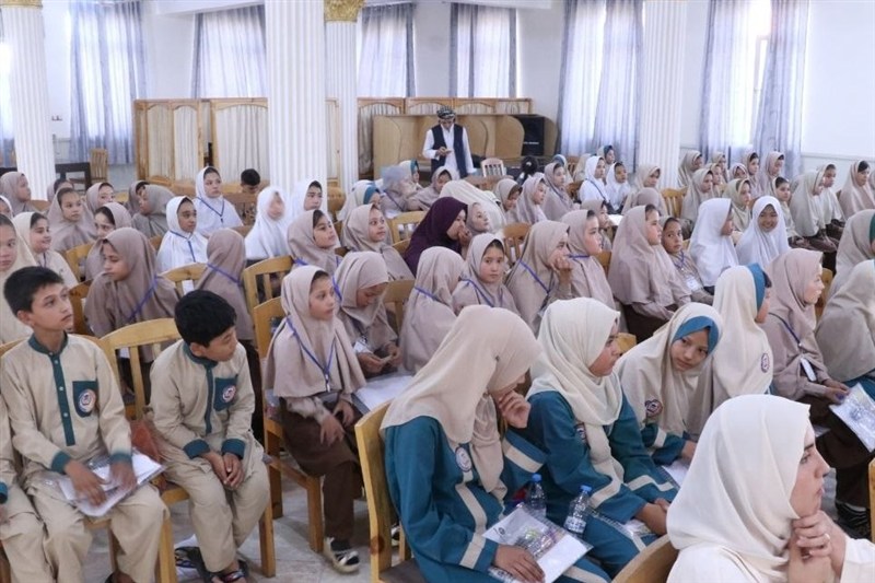 کشور افغانستان , جمهوری اسلامی ایران , نقاشی , مدرسه شجره طیبه میناب , رهبر انقلاب , 