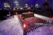 حضور آیت‌الله سبحانی در جوار مزار رهبر شهید انقلاب