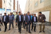 بازدید خبرنگاران ملی و استانی از مسکن ملی اردبیل 