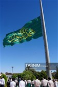 اهتزاز پرچم «محمد رسول‌الله» در بیرجند