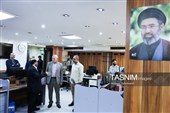 بازدید نوده فراهانی رئیس اتاق اصناف ایران از تحریریه خبرگزاری تسنیم