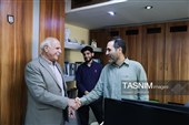 بازدید نوده فراهانی رئیس اتاق اصناف ایران از تحریریه خبرگزاری تسنیم