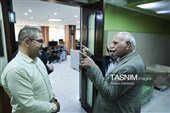 بازدید نوده فراهانی رئیس اتاق اصناف ایران از تحریریه خبرگزاری تسنیم
