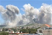 حملات هوایی رژیم صهیونیستی به شهرک کفرتبنیت در جنوب لبنان