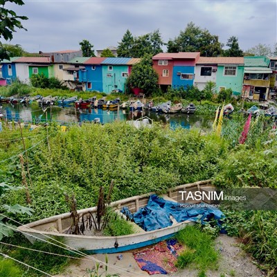 خانه های رنگی بندر انزلی