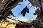 آثار جنایت آمریکایی بر پیکره منازل مسکونی شهر بندری کوهستک