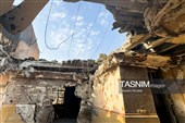 آثار جنایت آمریکایی بر پیکره منازل مسکونی شهر بندری کوهستک