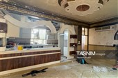 آثار جنایت آمریکایی بر پیکره منازل مسکونی شهر بندری کوهستک