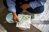کاشی هفت رنگ مکتب شیراز