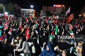 191شب اجتماع شبانه و وحدت آفرین مردم بوشهر در میدان