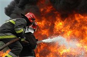 آتش‌سوزی در یک واحد صنعتی در فردیس