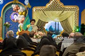جشن تولد فرزندان شهریور ماهی شهدای جنگ تحمیلی اخیر در مسجد جمکران