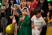 جشن تولد فرزندان شهریور ماهی شهدای جنگ تحمیلی اخیر در مسجد جمکران