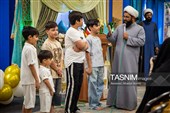 جشن تولد فرزندان شهریور ماهی شهدای جنگ تحمیلی اخیر در مسجد جمکران