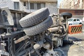 7 مصدوم در تصادف زنجیره‌ای در بزرگراه یادگار امام