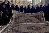 گره‌هایی که به عرش پیوند می‌خورد؛ قالی‌های خراسان جنوبی برای عتبات