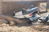 واژگونی پراید در محور ابهر–قیدار با یک جان‌باخته و 3 مصدوم