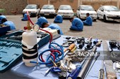 نمایشگاه کشفیات پلیس آگاهی استان البرز