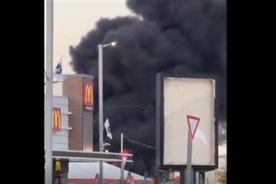 حريق واسع النطاق في المنطقة الشمالية للكيان الصهيوني