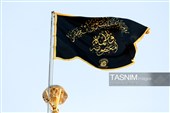 مراسم تعویض پرچم حرم مطهر حضرت فاطمه معصومه(س)