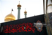 مراسم تعویض پرچم حرم مطهر حضرت فاطمه معصومه(س)