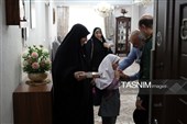 بدرقه فرزند شهید کوه‌خیل در نخستین روز مدرسه