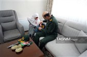 بدرقه فرزند شهید کوه‌خیل در نخستین روز مدرسه