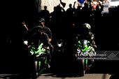 Motorcyclists Take Part in Janfada Drill in Tehran