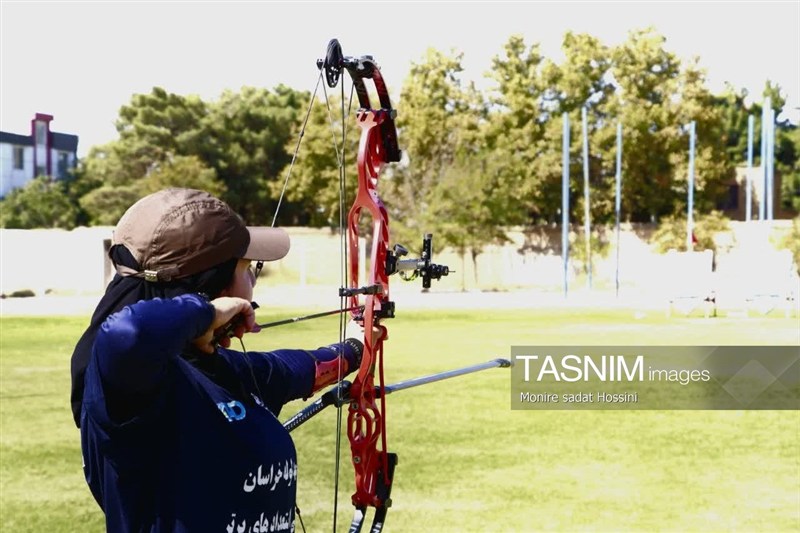 خراسان رضوی , اخبار استان خراسان رضوی , تیراندازی با کمان , تیراندازی , اخبار نیشابور , ورزش بانوان , ورزش ایران , 