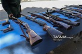 نمایشگاه کشفیات سلاح‌های غیرمجاز در البرز