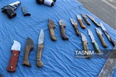 نمایشگاه کشفیات سلاح‌های غیرمجاز در البرز