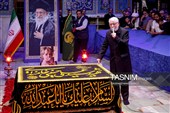 غبارروبی مزار شهدای مدفون در حرم مطهر رضوی