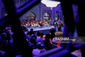 غبارروبی مزار شهدای مدفون در حرم مطهر رضوی
