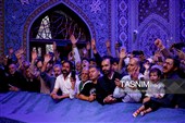 غبارروبی مزار شهدای مدفون در حرم مطهر رضوی