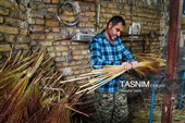 جاروبافی سنتی در روستای ملا حسن - خراسان شمالی