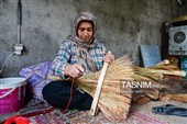 جاروبافی سنتی در روستای ملا حسن - خراسان شمالی