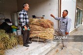 جاروبافی سنتی در روستای ملا حسن - خراسان شمالی