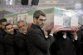 طنین عطر شهادت در حریم رضوی؛ وداع زائران با پیکر شهید ظریفی