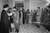 تصاویری از رهبر شهید انقلاب در دوران دفاع مقدس