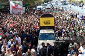 مراسم تشییع پیکر مطهر سردار شهید «حسین ظریفی» در مشهد