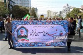 مراسم تشییع پیکر مطهر سردار شهید «حسین ظریفی» در مشهد
